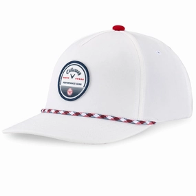Modern Comfort Polka Dot Callaway Bogey Free Cap - White/Red/Navy