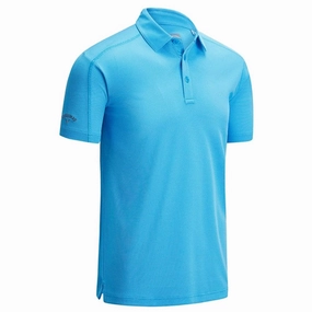 Rayon blend windproof Callaway Box Jacquard Polo Shirt - Spring Break