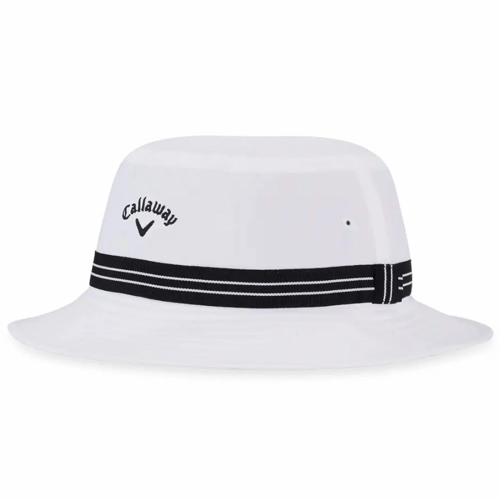 Fashion Essential Laidback Charm Callaway Bucket Hat - White/Black