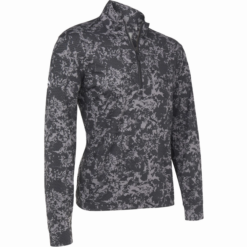 Callaway Camo Print 1/4 Zip Pullover - Caviar Relaxed Hoodie product scarf warmth