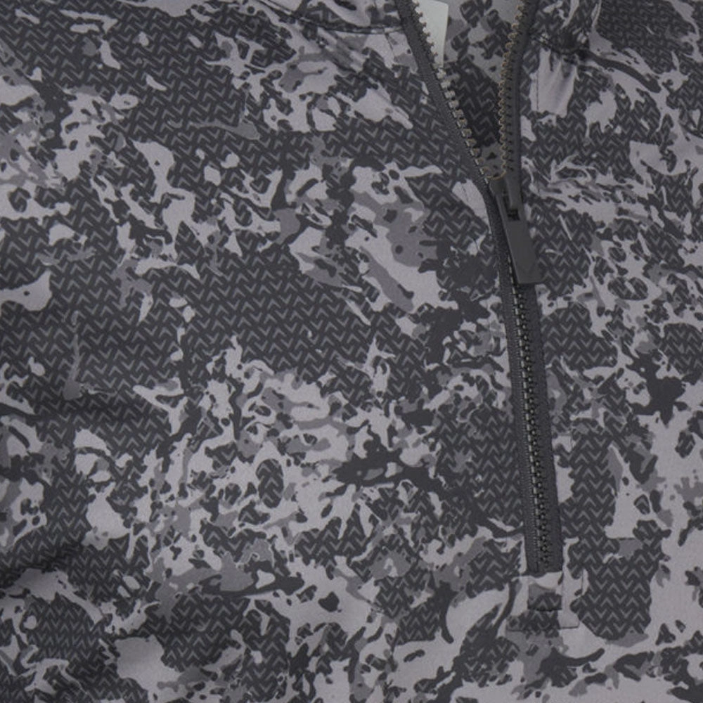 Everyday Essential Cool Essentials Callaway Camo Print 1/4 Zip Pullover - Caviar