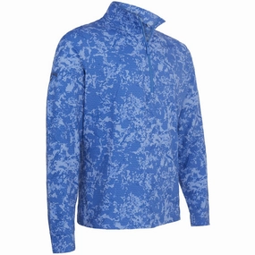 Callaway Camo Print 1/4 Zip Pullover - Magnetic Blue product mass production efficiency