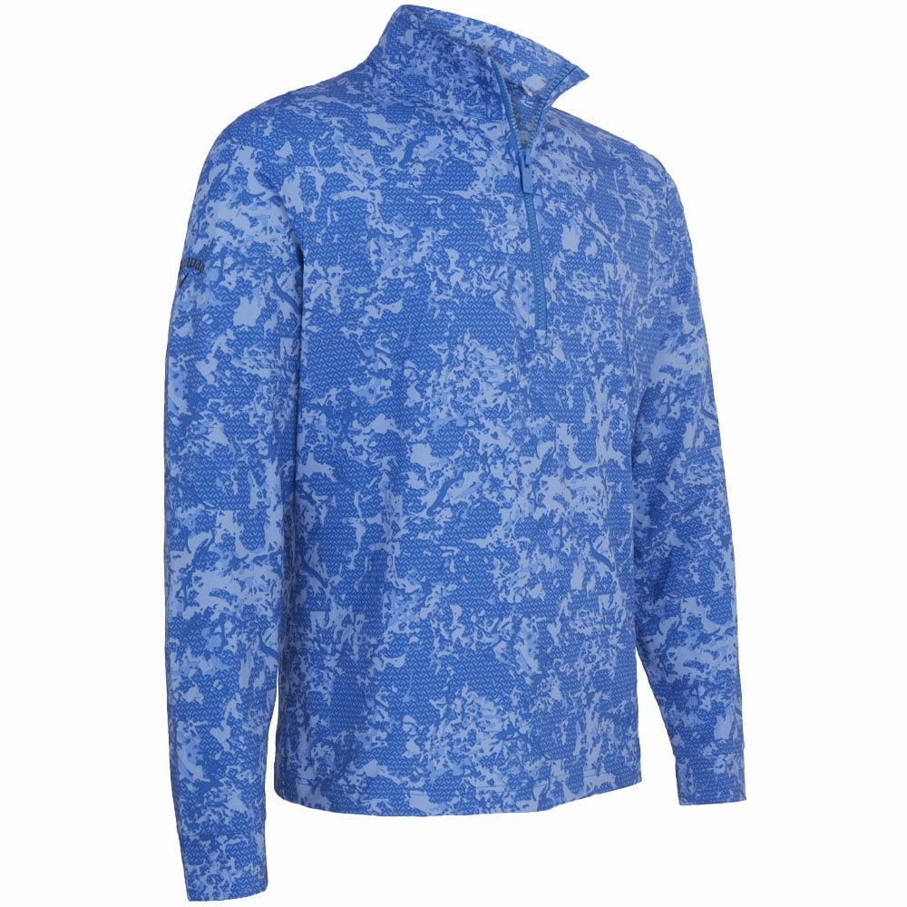 Callaway Camo Print 1/4 Zip Pullover - Magnetic Blue product mass production efficiency