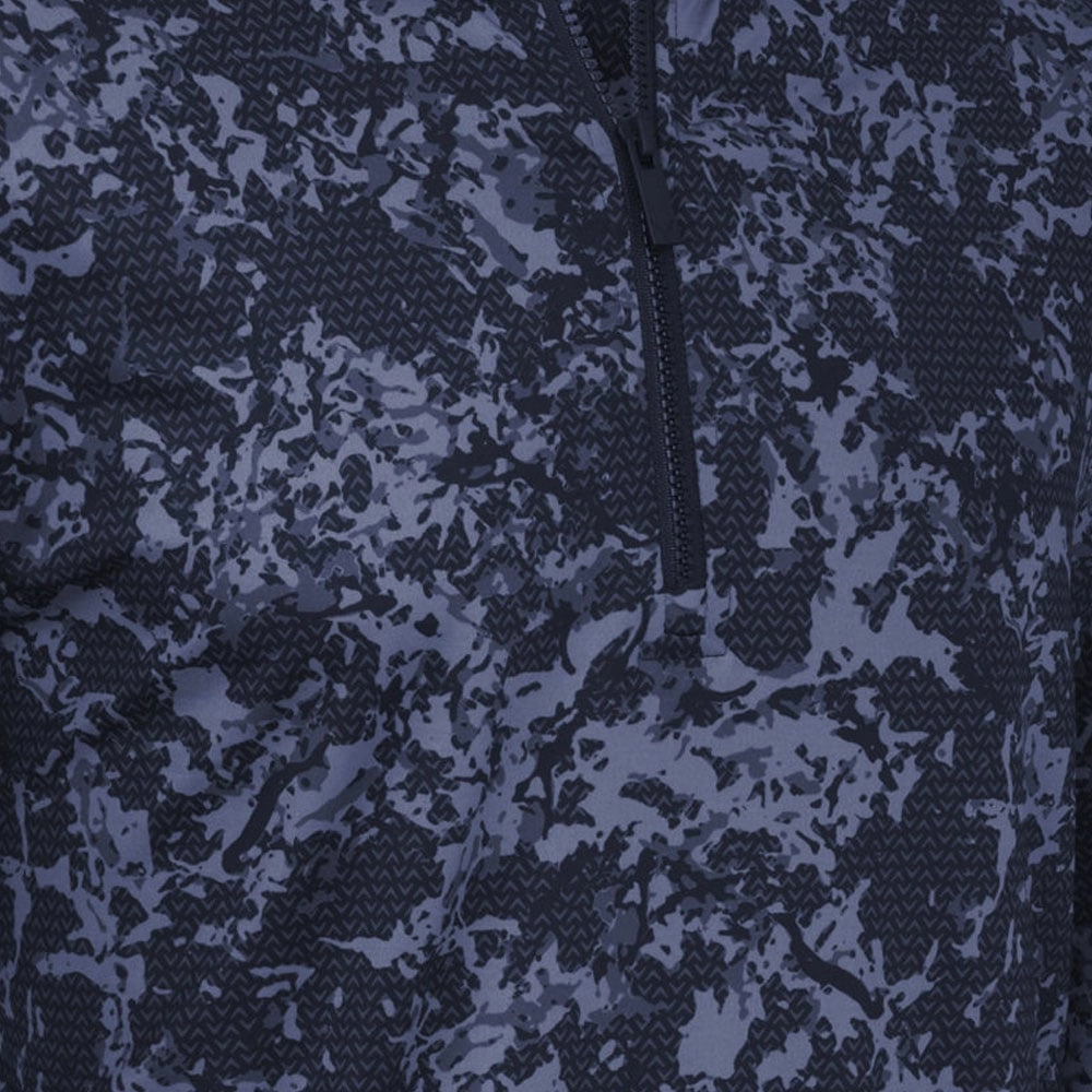 Premium Quality Callaway Camo Print 1/4 Zip Pullover - Peacoat