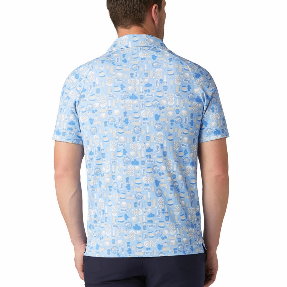 Eco Friendly Production informal gathering Callaway Celebration Feast Print Polo Shirt - Open Air