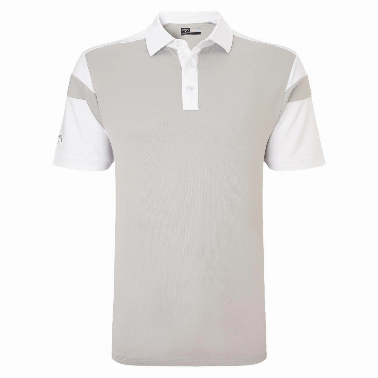 Minimalist Layer Natural Fiber Blend Callaway Chev Blocked Golf Polo Shirt