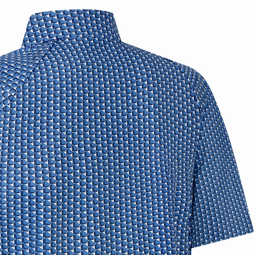 slim fit Outdoor Leisure Callaway Chev Geo Polo Shirt - Peacoat