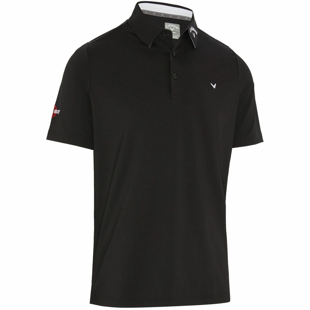Callaway Chev Odyssey Polo Shirt - Caviar Solid Color