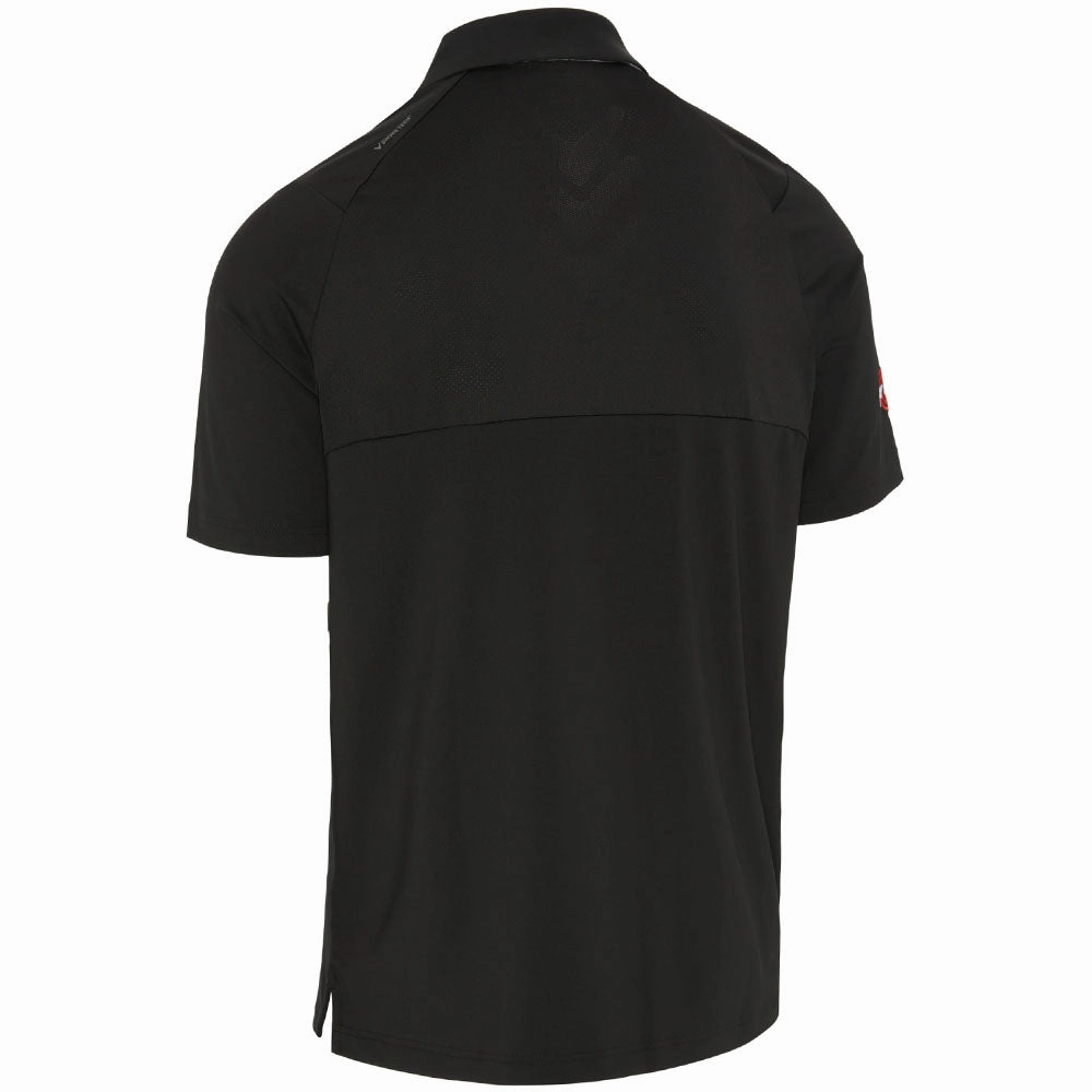 Fashion Forward Thermal Regulation Fabric Callaway Chev Odyssey Polo Shirt - Caviar