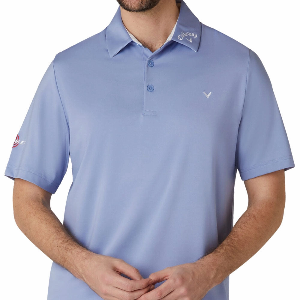 Callaway Chev Odyssey Polo Shirt - Chambray Street Comfort Layered Look Wear