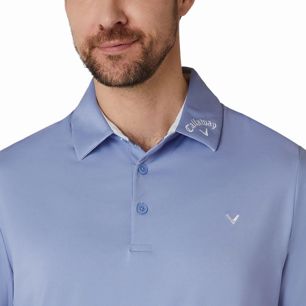 Callaway Chev Odyssey Polo Shirt - Chambray Sleek Style oversized but not shapeless