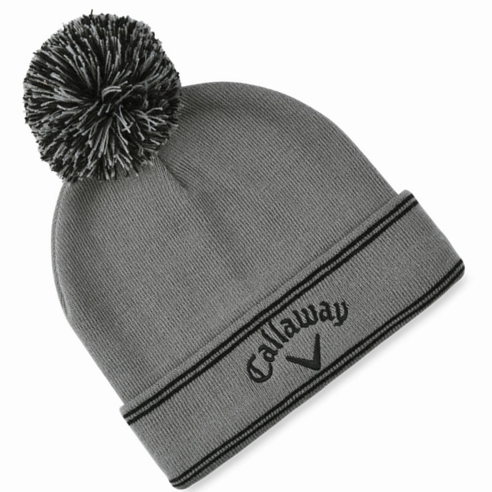 Callaway Classic Beanie Hat - Charcoal/Black Statement Piece