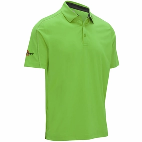 Callaway Contrast Stitch Colour Block Polo Shirt - Summer Green Comfy Apparel Casual Layers