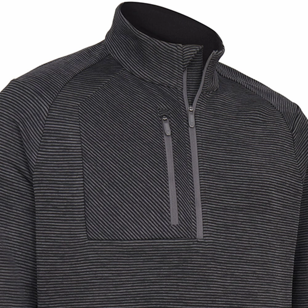 Callaway Heather Eco Stripe Fleece - Black Heather product shiny accents appeal product metallic glamour