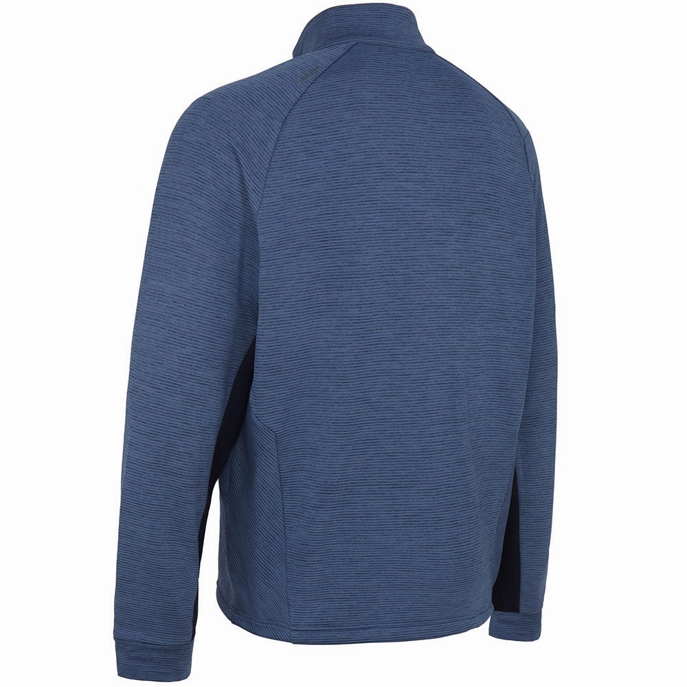 Fresh Fit Callaway Heather Eco Stripe Fleece - Dark Navy Heather