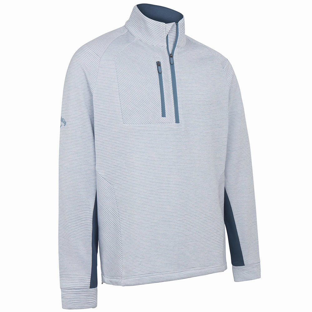 Callaway Heather Eco Stripe Fleece - Light Mountain Spring Heather One-of-a-kind