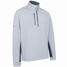 Callaway Heather Eco Stripe Fleece - Light Mountain Spring Heather One-of-a-kind