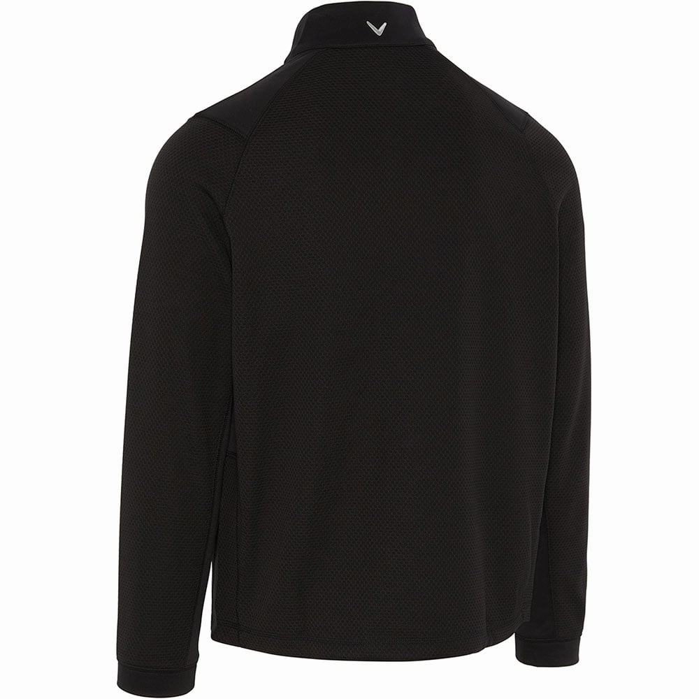 Weekend Minimal City Style Callaway Hex 1/4 Zip Pullover - Caviar