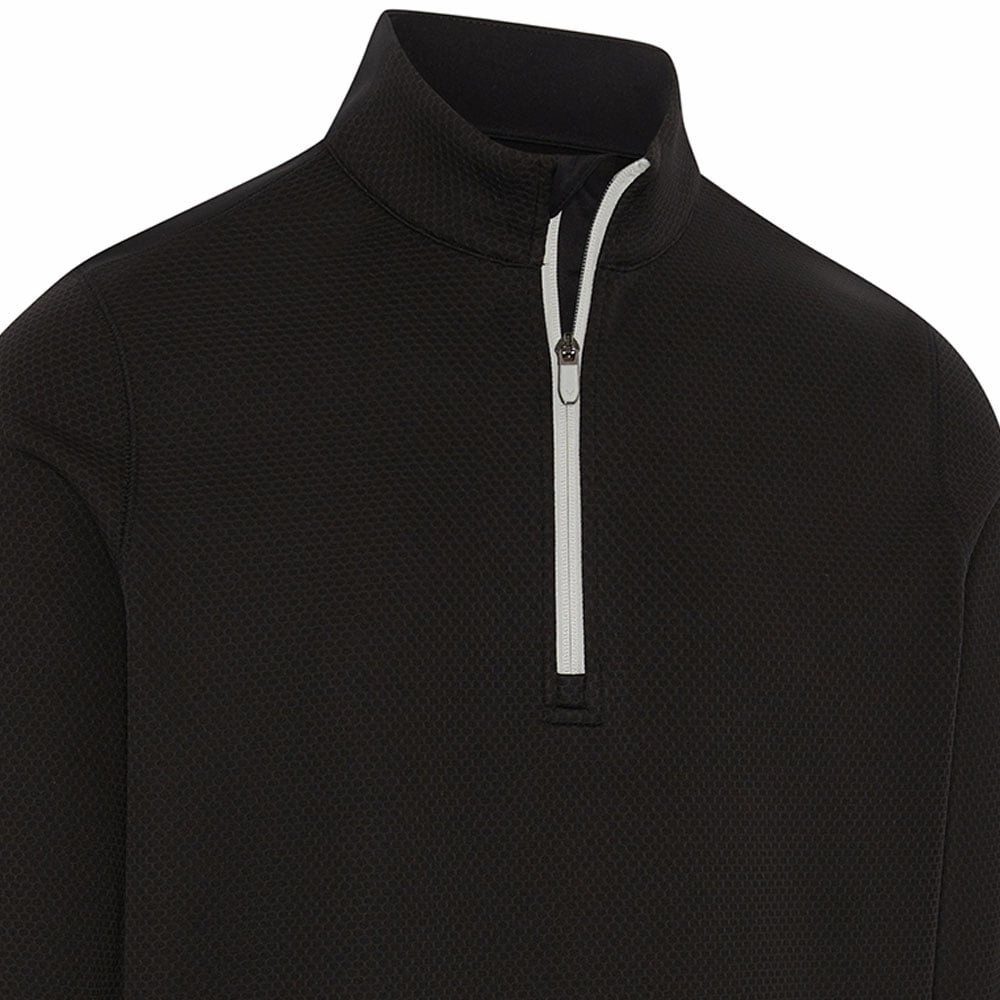 Basic Wear product eco friendliness level Callaway Hex 1/4 Zip Pullover - Caviar