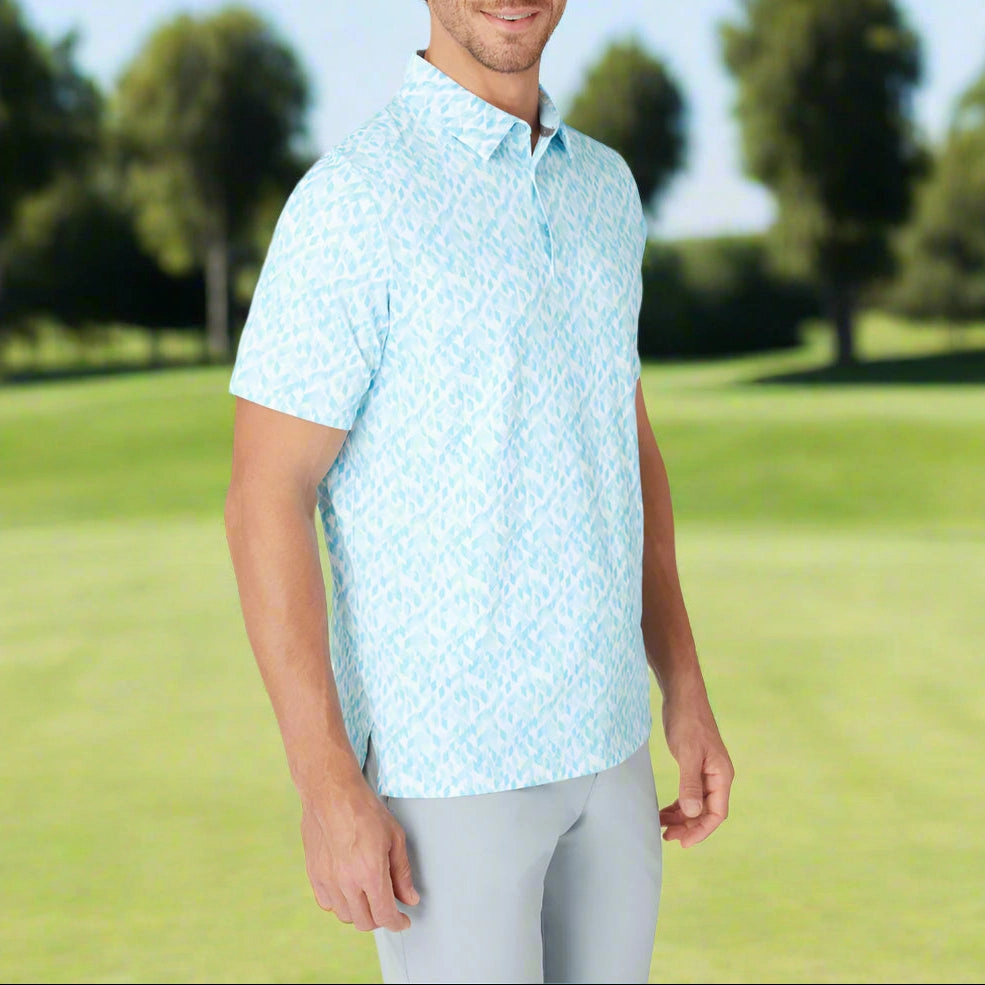 Callaway Kaleidoscope Chev Polo Shirt - Arctic Paradise Feminine Appeal Neutral Color