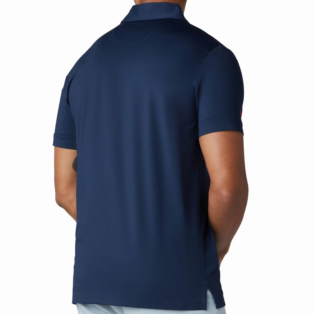 Outdoor Wear Callaway Linear Chev Print Polo Shirt - Navy Blazer