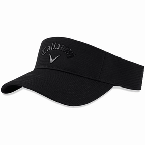 Minimal Touch Callaway Liquid Metal Visor Cap - Black/Black