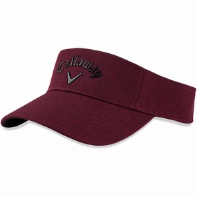 Callaway Liquid Metal Visor Cap - Red Heather/Black Go Outdoors