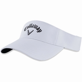Carefree Feel City Style Callaway Liquid Metal Visor Cap - White/Black