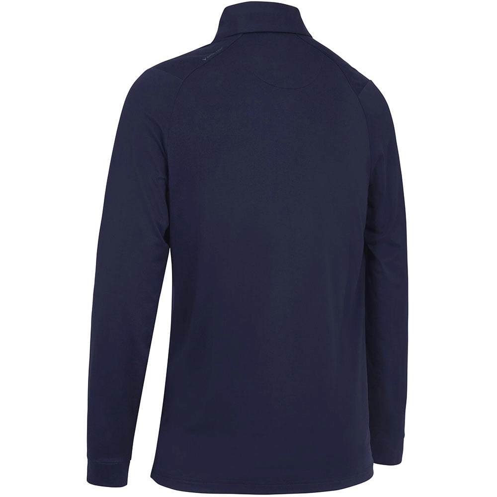 Fashion Layering Callaway Long Sleeve Performance Polo Shirt - Peacoat