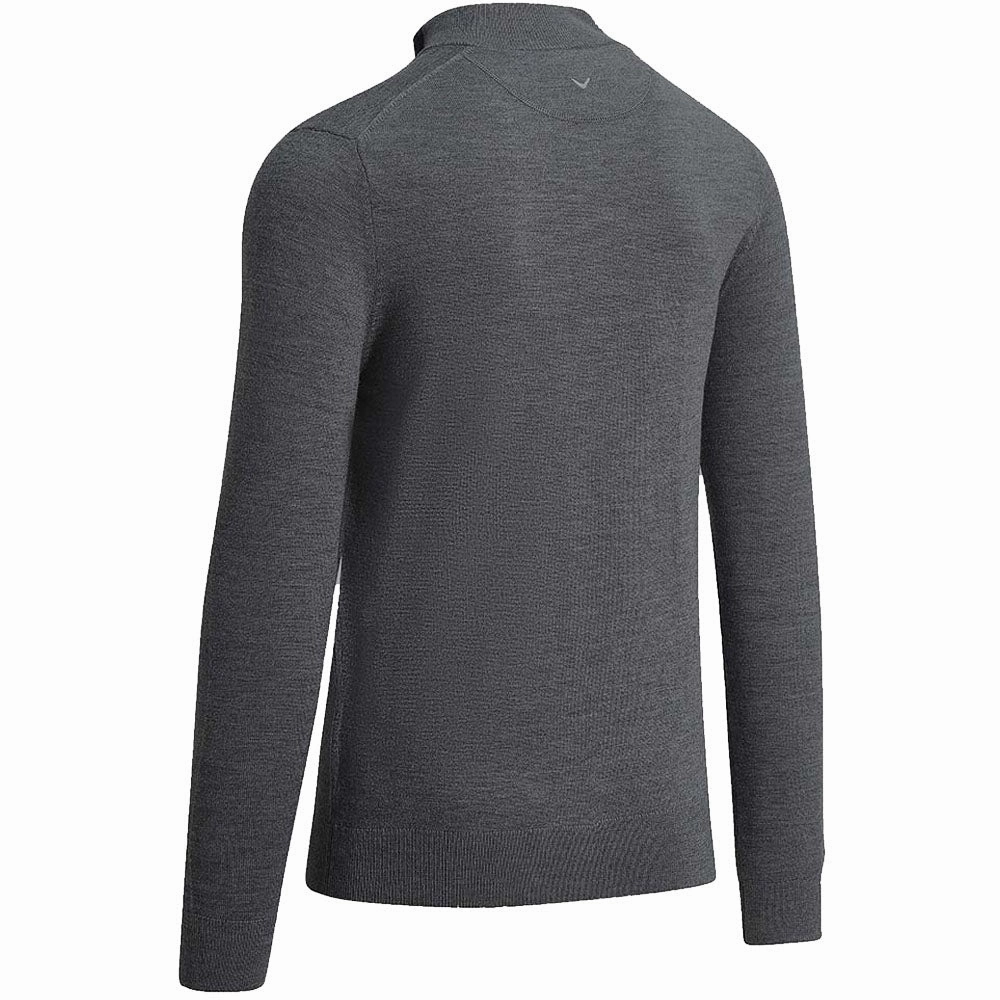 Callaway Merino Wool 1/4 Zip Pullover - Granite Heather tie dye