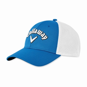 Classic Design Wool blend Callaway Mesh Fitted Cap - Royal/Royal/White