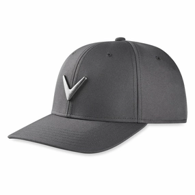 Callaway Metal Icon Adjustable Cap - Silver Clean Accent