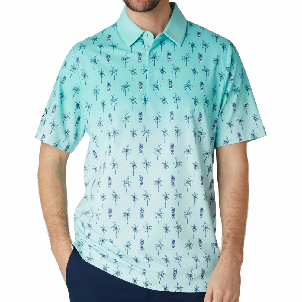 Callaway Mojito Ombre Polo Shirt - Limpet Shell Perfect For Relaxing