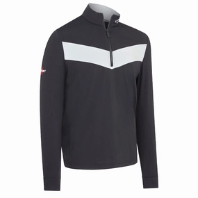 product office appropriate professionalism waterproof Callaway Odyssey 1/4 Zip Pullover - Caviar