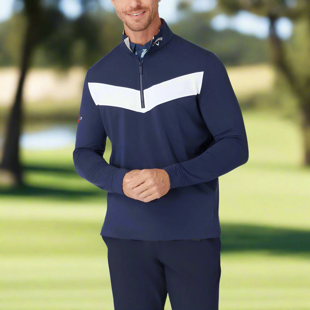 Callaway Odyssey 1/4 Zip Pullover - Peacoat Cozy Street Style