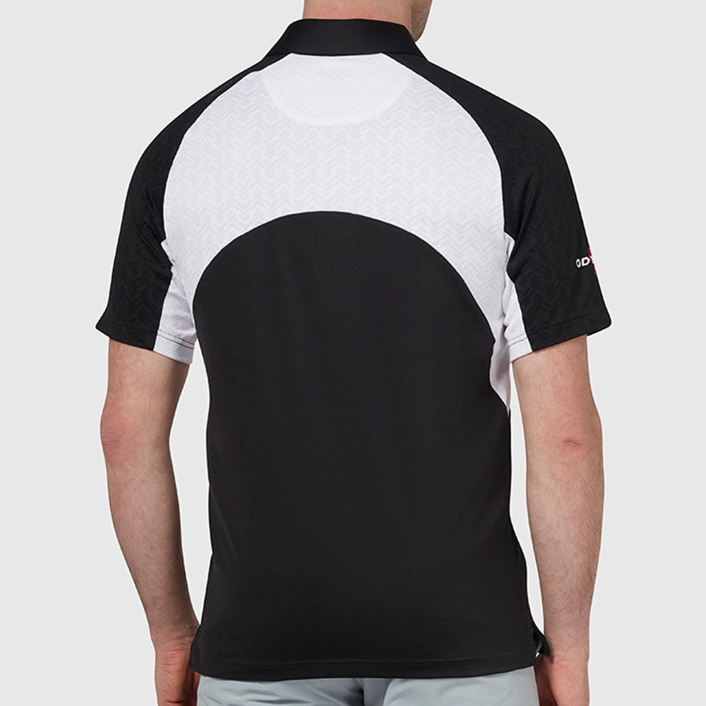 Bohemian style Callaway Odyssey Blocked Polo Shirt - Caviar