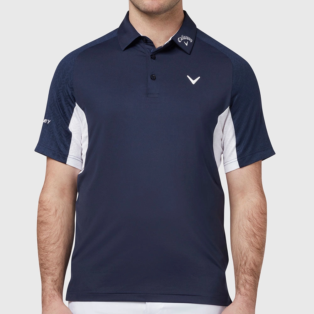 Callaway Odyssey Blocked Polo Shirt - Peacoat Comfy Casual Wear