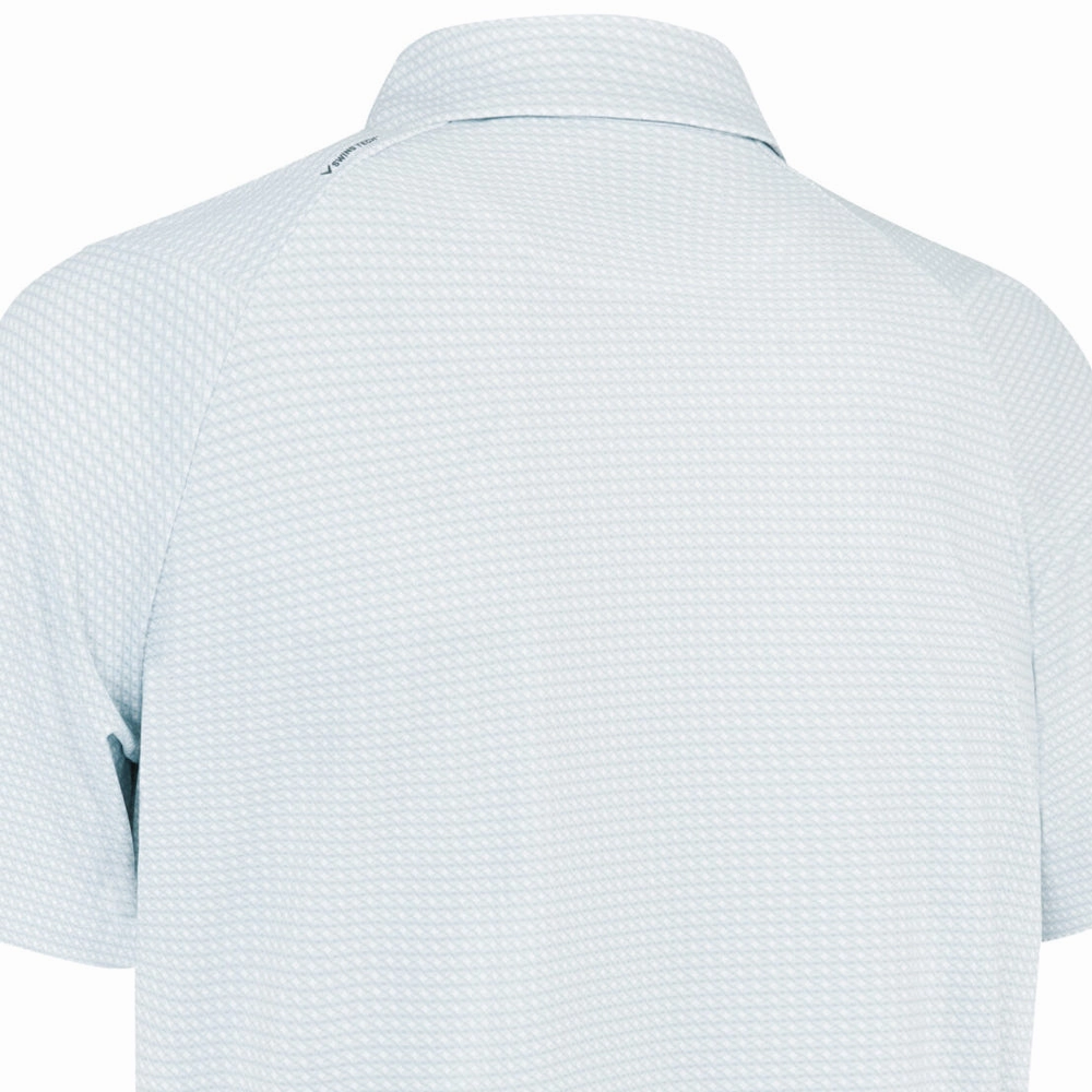 Callaway Odyssey Print Polo Shirt - Bright White Tight fit sexiness