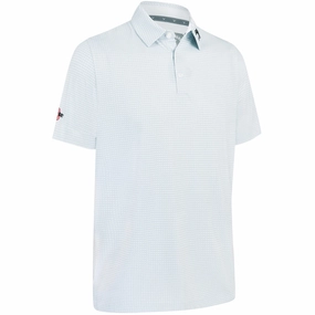 Callaway Odyssey Print Polo Shirt - Bright White Chilly Day Style