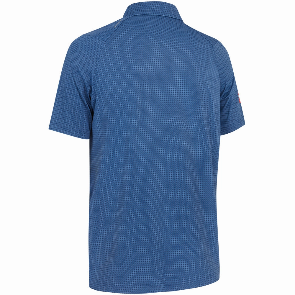 Slim Fit Design Callaway Odyssey Print Polo Shirt - Peacoat