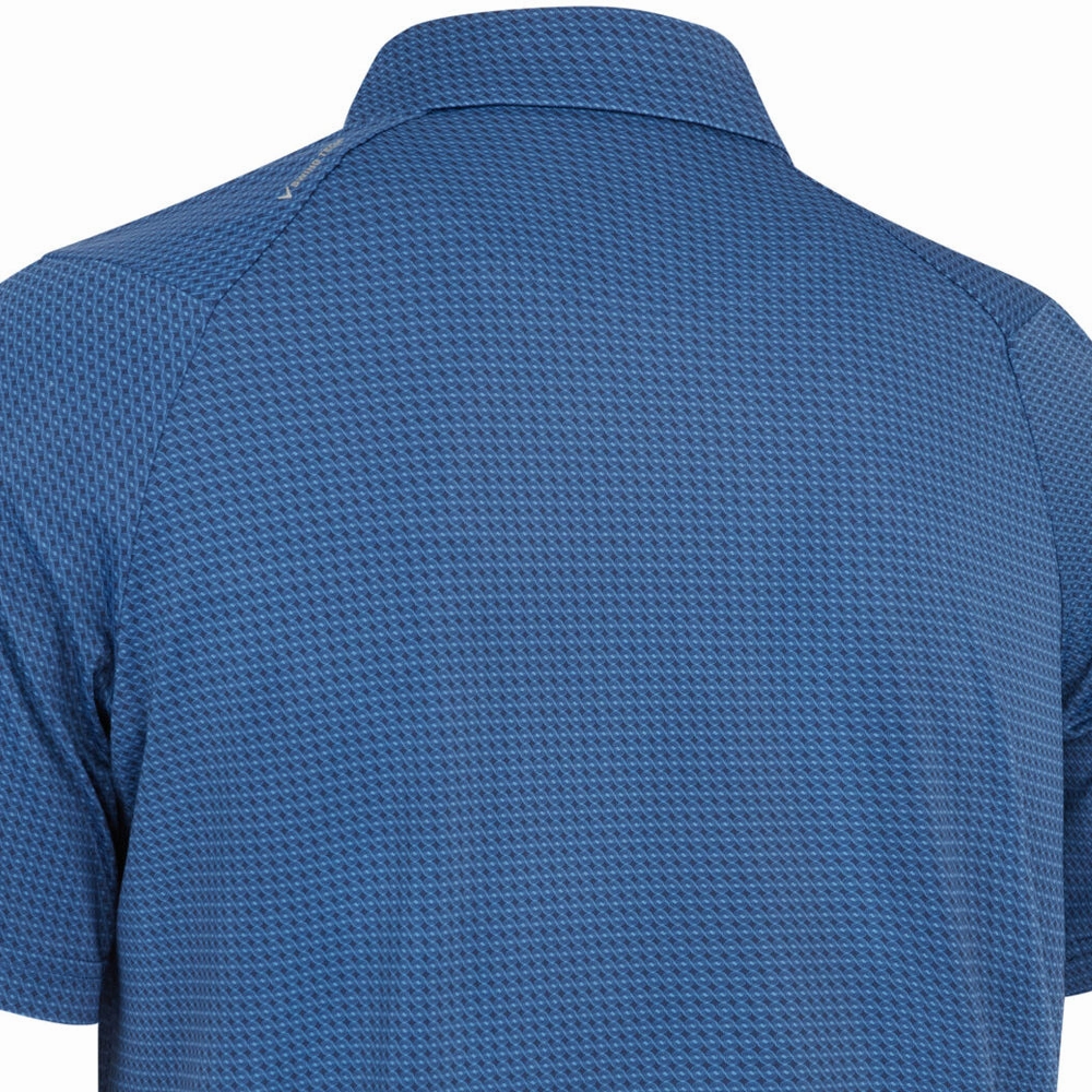 Callaway Odyssey Print Polo Shirt - Peacoat Pocket Detailing