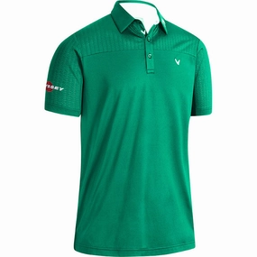 Callaway Odyssey Ventilated Blocked Polo Shirt - Golf Green Versatile and Stylish Cool Vibes