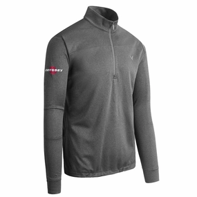 product satin lining luxury Team Pride Callaway Odyssey Waffle Pullover - Castlerock Heather
