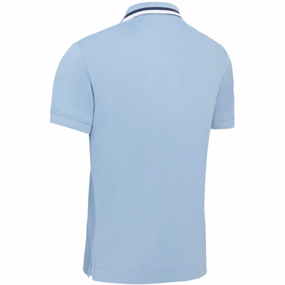 Printed uniqueness Callaway Ombre Chev Print Polo Shirt - Faded Denim