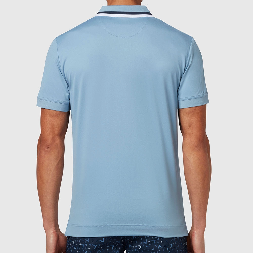 Indoor clothing Callaway Ombre Chev Print Polo Shirt - Faded Denim