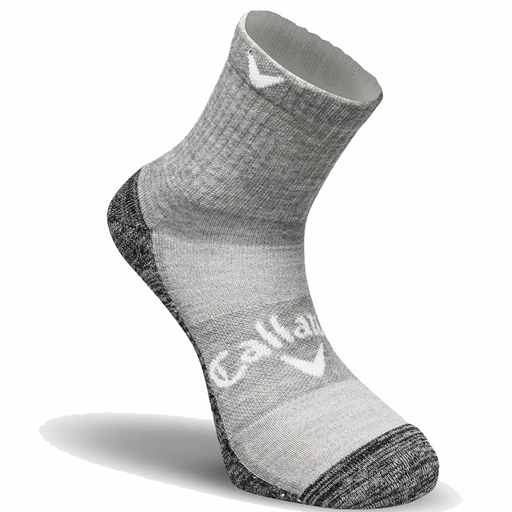 Callaway Opti-Dri Mid Length Socks - Grey wellness intelligence Screenplay