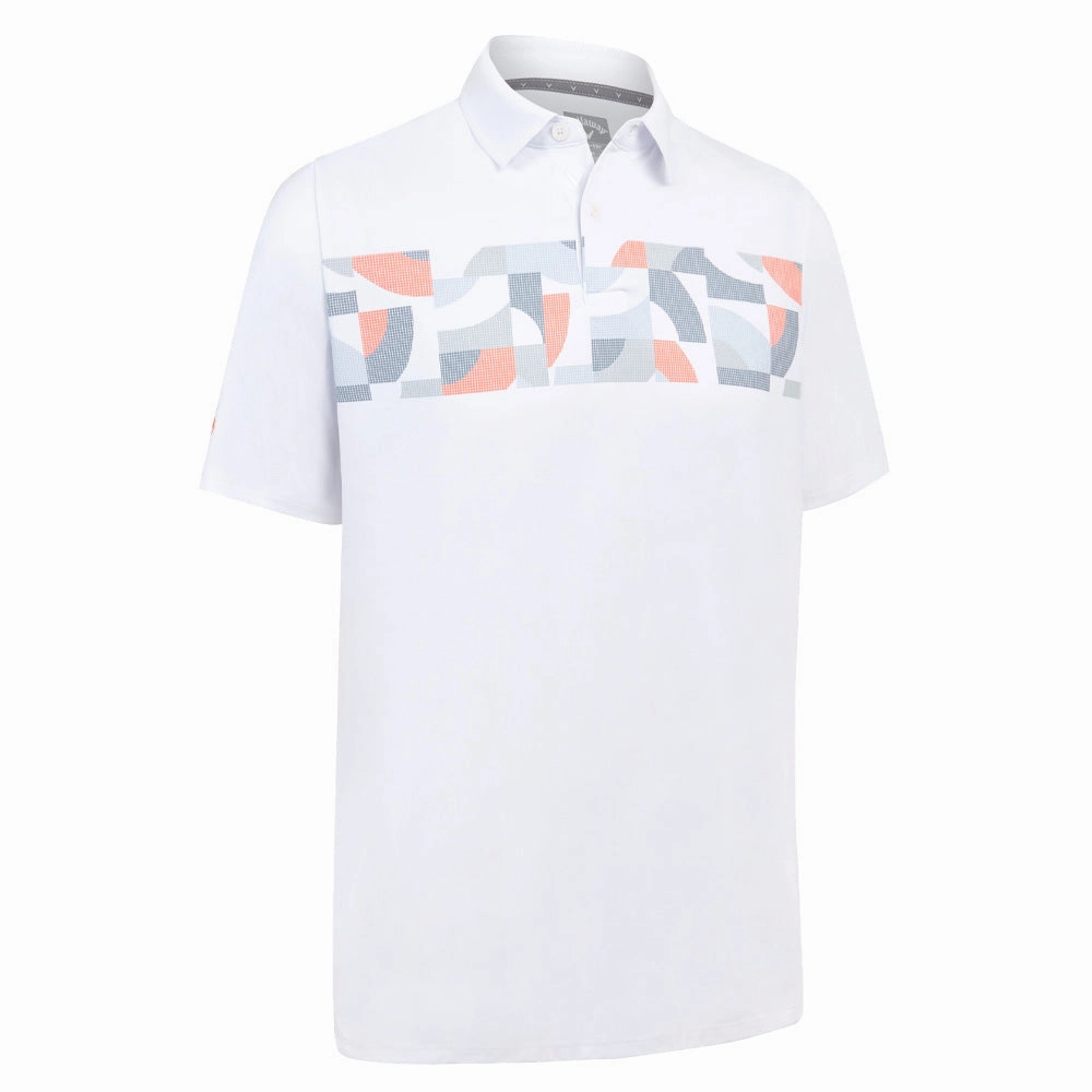 Drop Shoulder Design Callaway Optical ??C?? Polo Shirt - Bright White