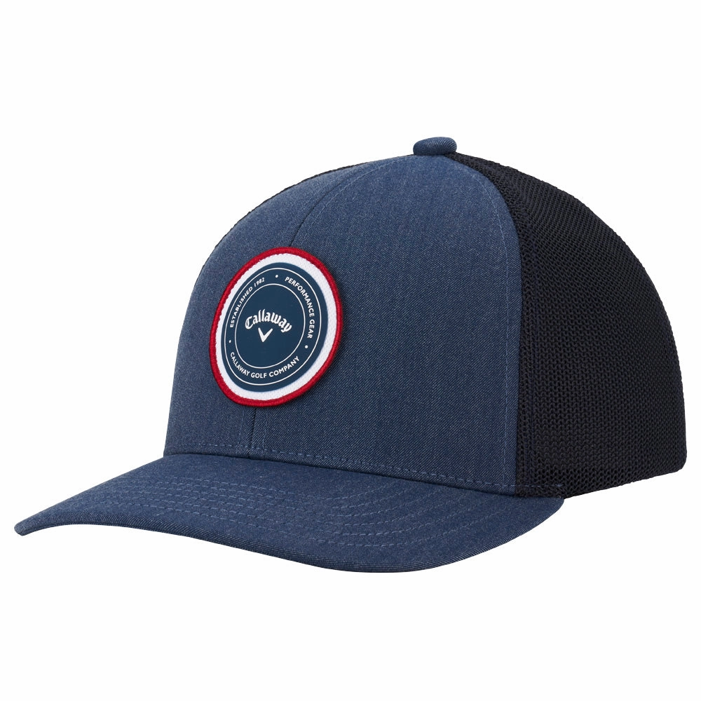 Daywear Piece Vintage Look Callaway Playing Through Trucker Cap - Heather Navy