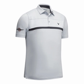 loose but not baggy Bohemian style Callaway Premium Tour Player Polo Shirt - Bright White