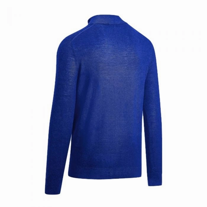 Callaway Ribbed 1/4 Zip Merino Wool Thermal Sweater - Magnetic Blue Bright Colors product mass production efficiency